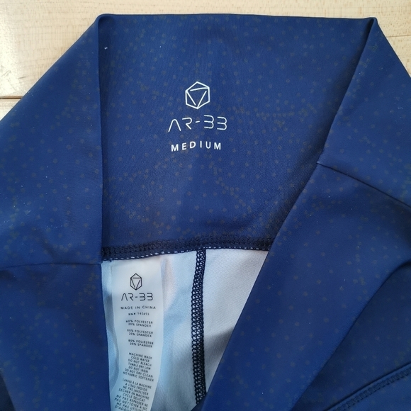 AR-33 Ocean‎ Fade 7/8 High Waist Ombre  Leggings Yoga/Workout - Picture 7 of 9